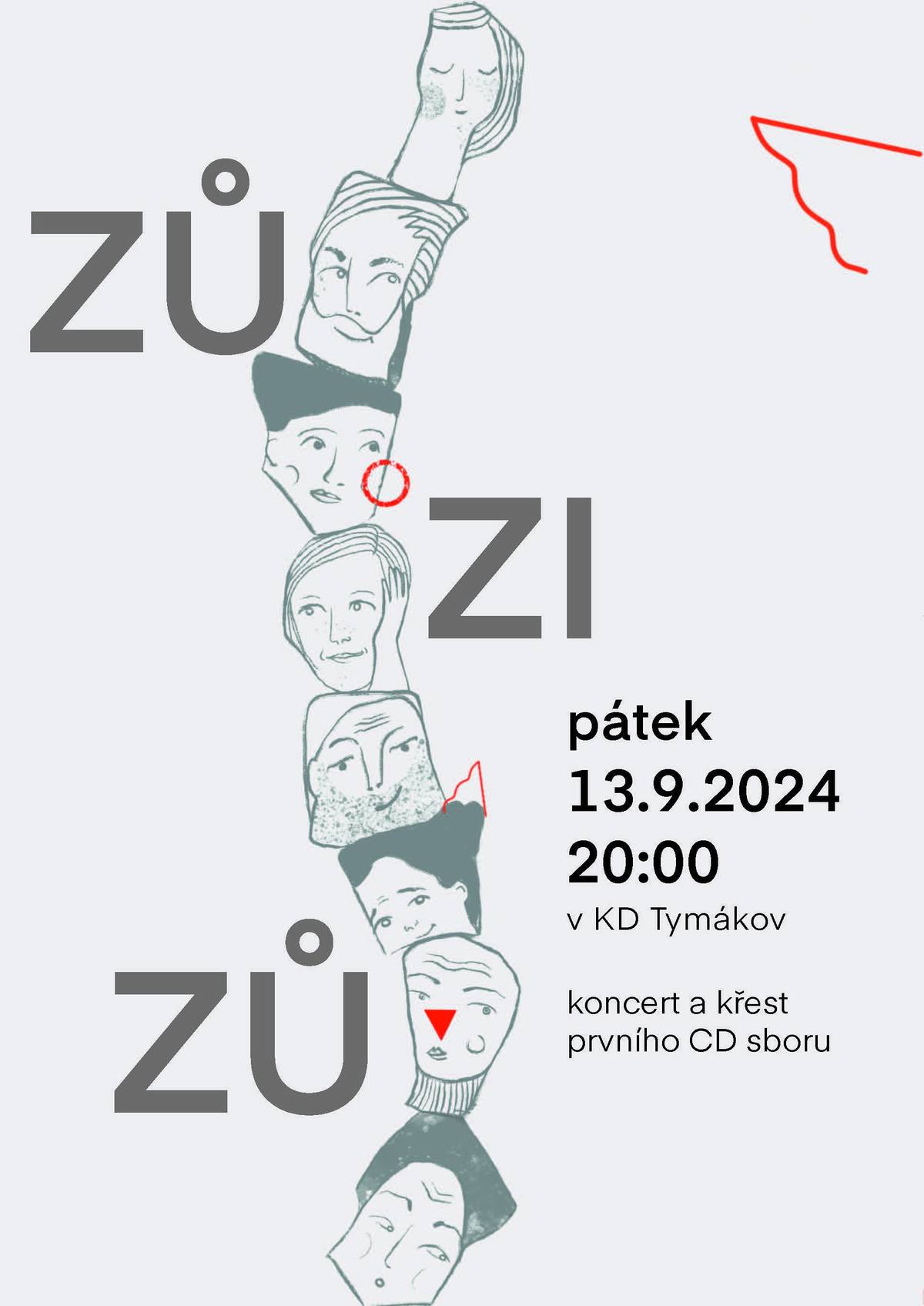 Zpíváme spolu už 10 let! A nadělili jsme si CD. Pojďte to s námi oslavit.
Po slavnostní části budeme pokračovat neformální zpívanou s občerstvením. 
ZůziZů