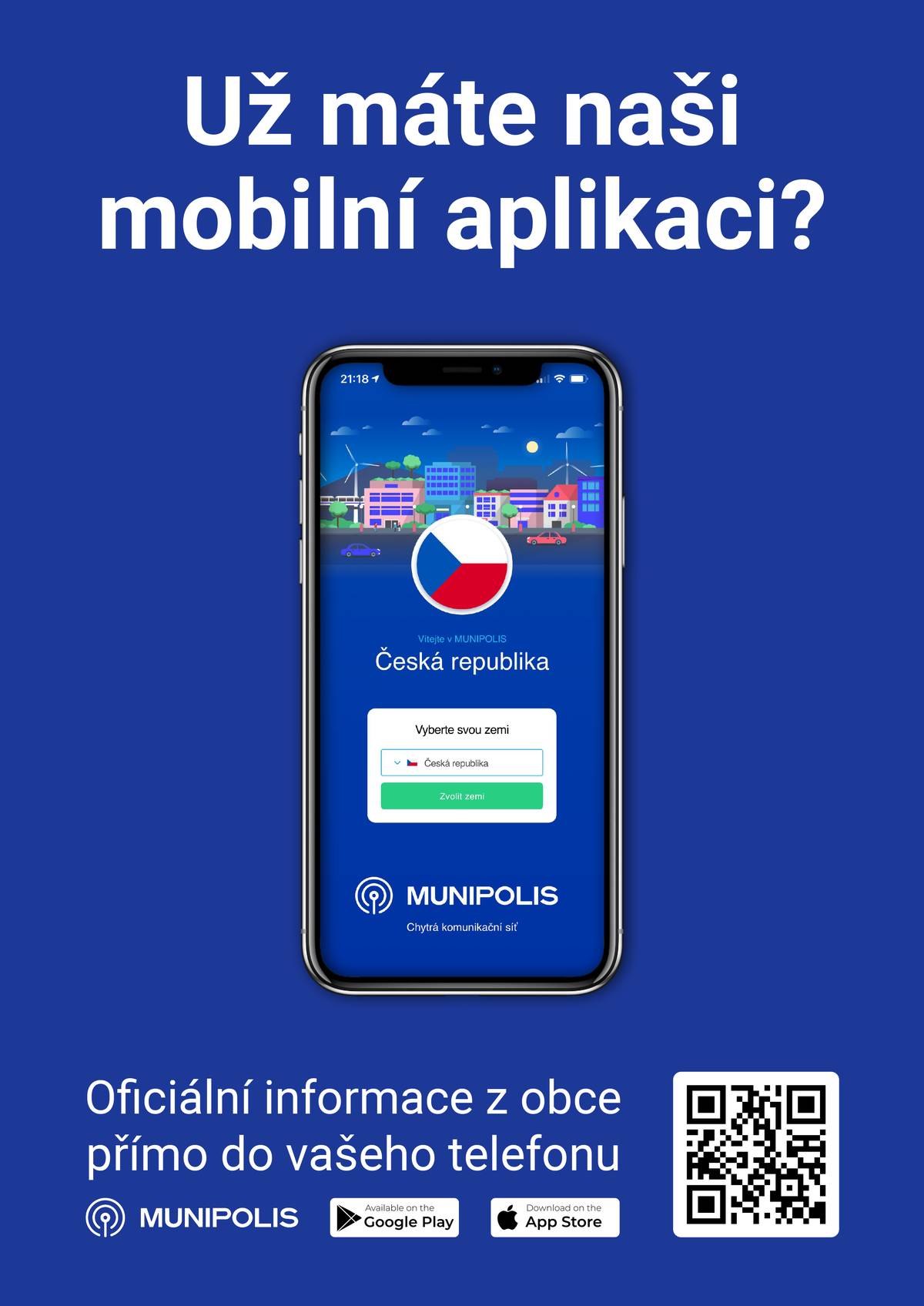 Bydlíte, pracujete nebo se zajímáte o dění z obce.
Zaregistrujte se do Munipolis / Mobilního Rozhlasu a dostávejte důležité informace pomocí SMS, e-mailů nebo zpráv do aplikace. 📲
https://vitonice-info.munipolis.cz/registrace
Co vám registrace přinese?
❗Upozornění na krizové situace
🚗 Informace o dopravních uzavírkách, odstávkách vody, elektřiny apod.
🤾‍♂ Pozvánky na kulturní a sportovní akce
📧 Novinky z obce
👩‍💻‍ Rozhodování pomocí anket
Služba je zdarma! ✅