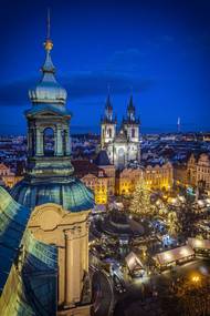 Vánoce na Staroměstském náměstí.