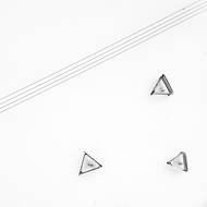 Jevhen Samučenko (Ukrajina): Zimní geometrie, ze série Zimní kresby. Fotografie pořízené pomocí dronu zachycují zasněženou krajinu v Karpatech. Třetí až desáté místo v kategorii Krajina / Profesionální fotografové.