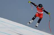 Marie-Michele Gagnonová v super-G na ZOH 2022 v Pekingu