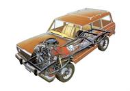 Mechanický základ se od Wagoneeru nelišil.