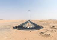 Svářeči při práci na výstavě nového hlavního města Egypta. Nové správní hlavní město (NAC) by mělo mít v budoucnosti šest milionů obyvatel.