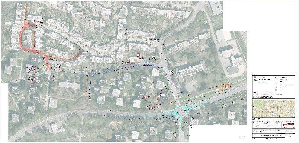 V termínu od 14.3.2024 do 15.6.2024, o celkové výměře 2244 m2 (vozovka 1890 m2 , chodník 354 m2 , silniční zeleň 150 m2 ).
Za účelem opravy plynovodu.
Pro průchod pro pěší budou výkopy přemostěny v šíři minimálně 1,2 m. Stejným způsobem budou zajištěny i vstupy do objektu v oblasti uzavírky.
V průběhu uzavírky bude zajištěn bezpečný pohyb chodců vysypáním průchodových cest štěrkem či podobným materiálem, kterým bude zamezeno tvoření bláta. Bezpečnost chodců, bezpečnost a plynulost silničního provozu nesmí být realizací stavby ohrožena.
Za řádný průběh odpovídá: Tomáš Otmar, tel.: 602 793 081