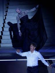 Peter Lohmeyer a Tobias Moretti při zkoušce Jedermanna na Salcburském festivalu.