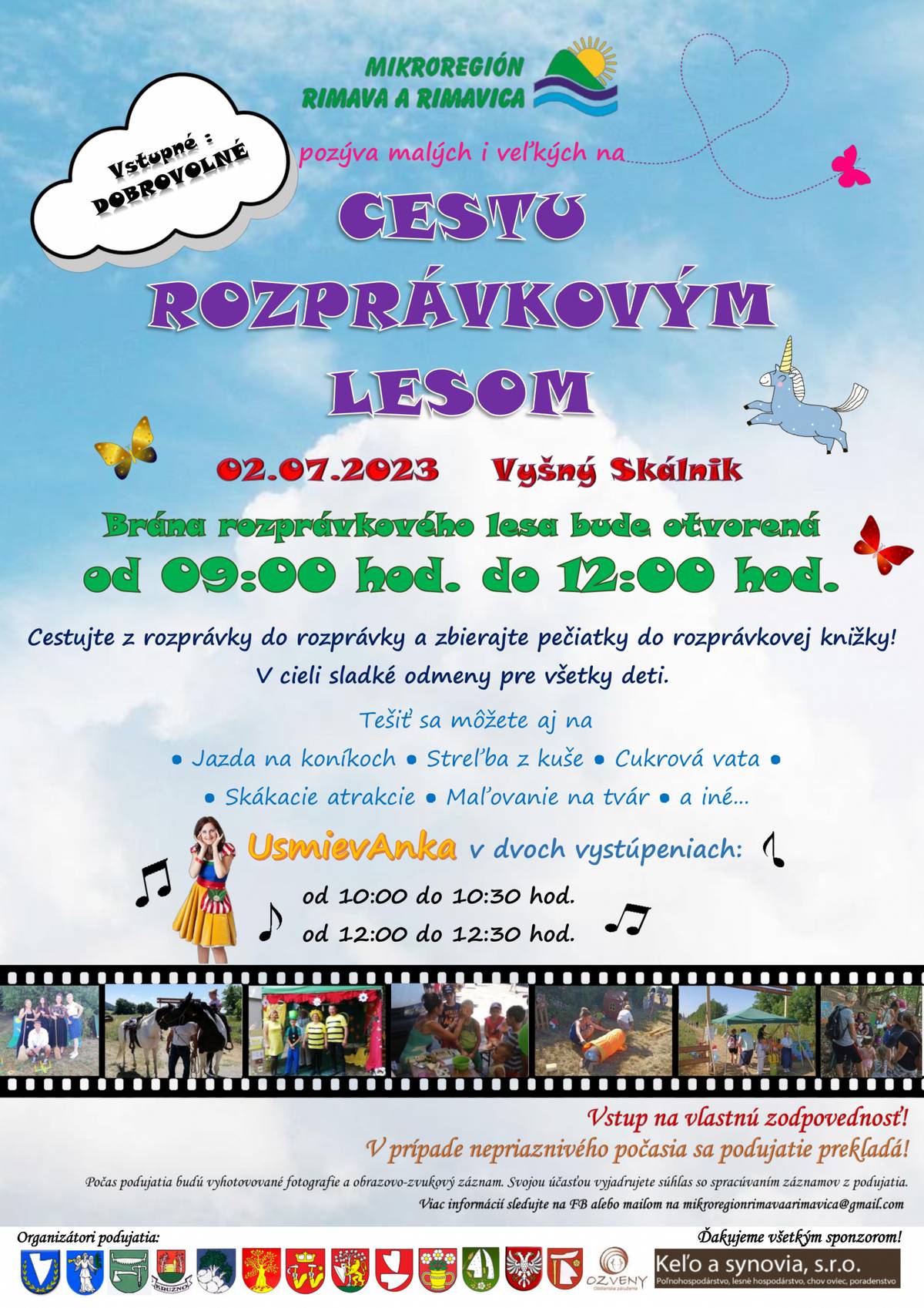 Cesta rozprávkovým lesom dňa 02. 07. 2023 vo Vyšnom Skálniku