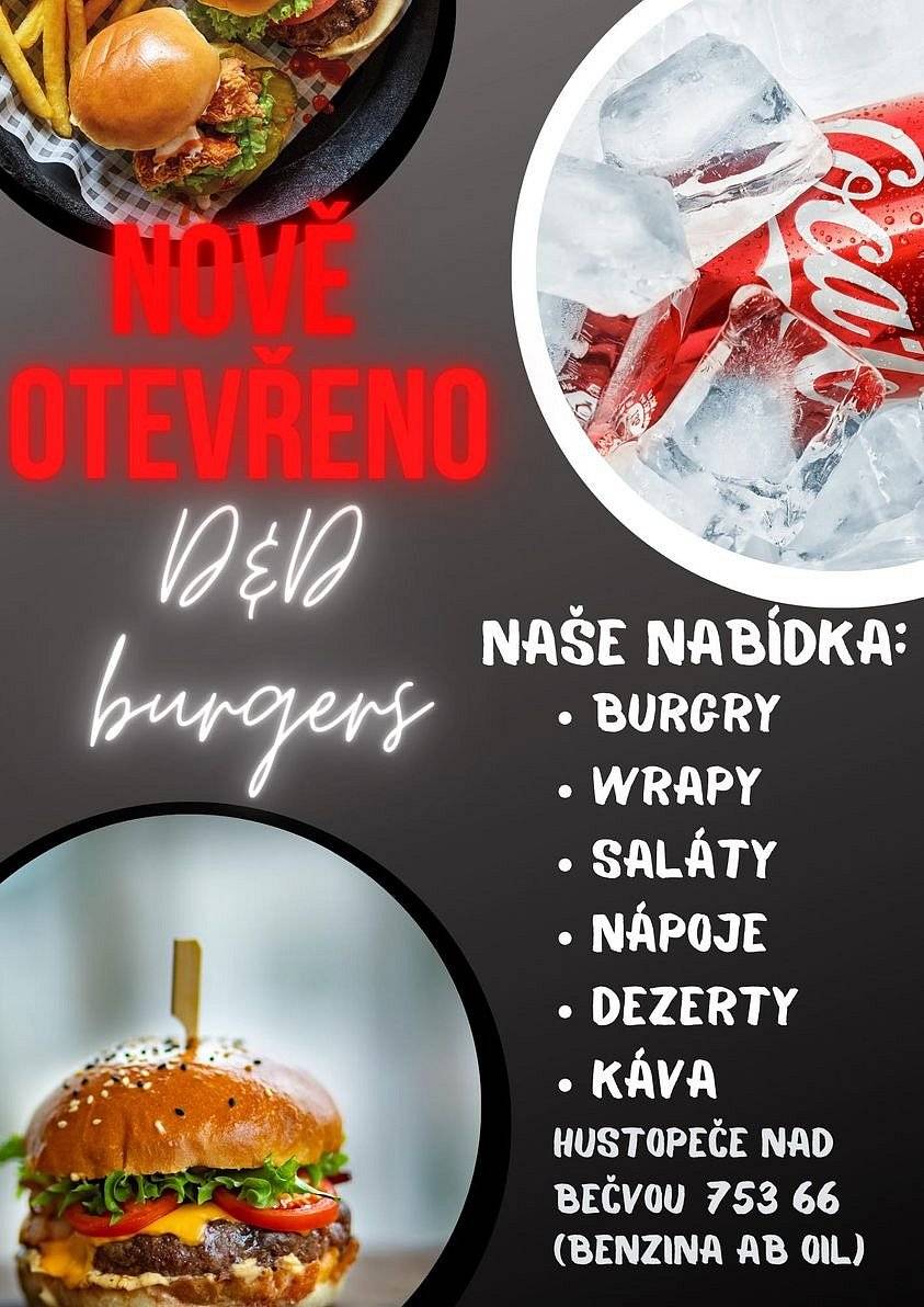 Facebook bistra https://www.facebook.com/profile.php?id=61556408271986
https://www.ihustopece.cz/mestys/aktuality/sluzby/dd-burgers-bistro-u-benzinky-v-hustopecich-nad-becvou-2590cs.html