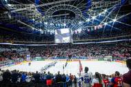 Hokejové utkání mistrovství světa v roce 2024. Návštěvností by mohlo překonat vlastní rekord z roku 2015.