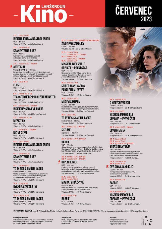 Krásný den z lanškrounského kina!