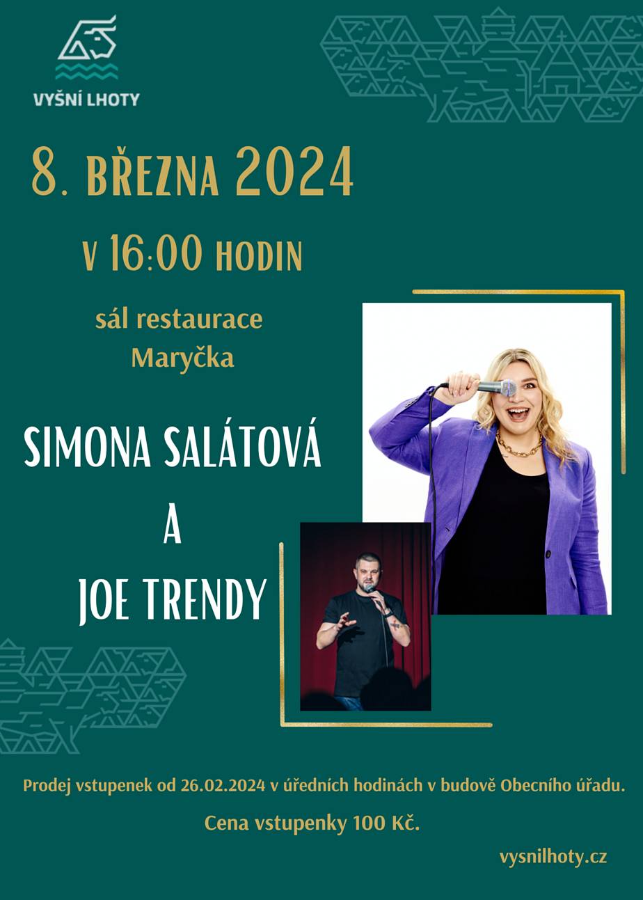 Obec Vyšní Lhoty Vás zvou na představení. Více informací - viz plakát.