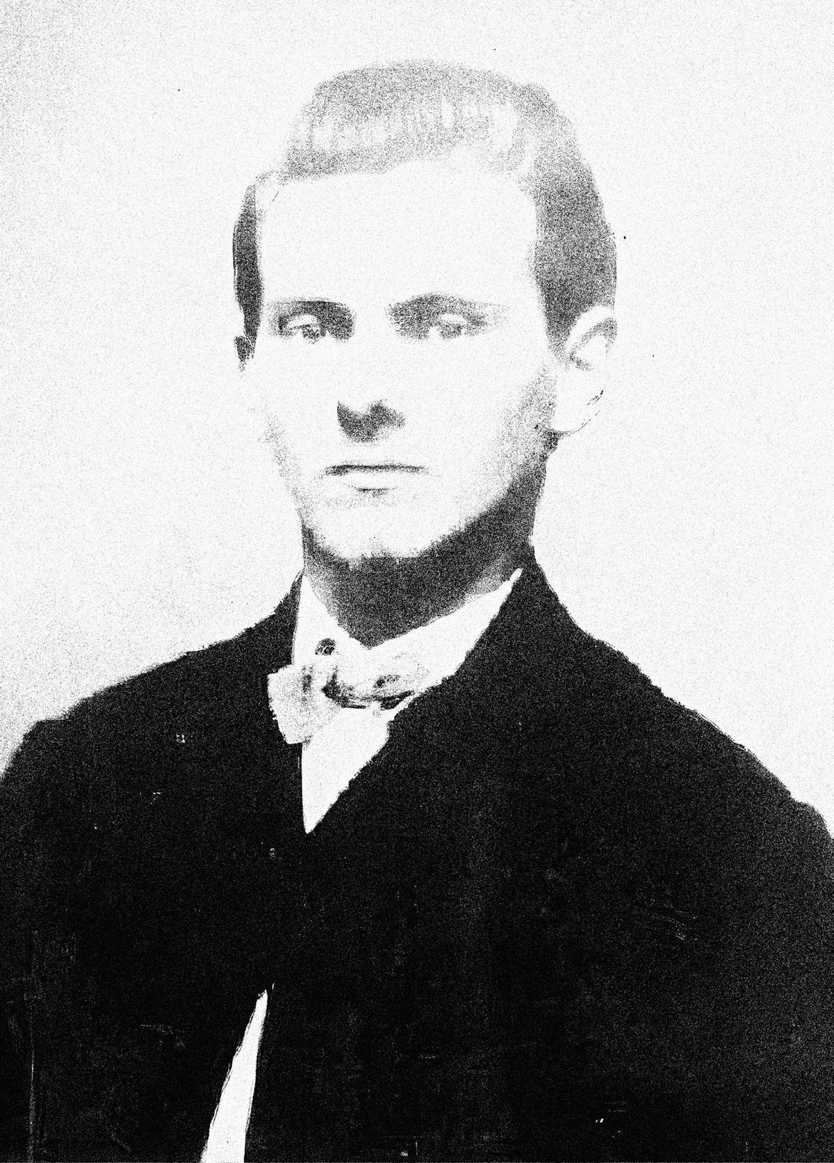 Jesse James byl jedním z nejslavnějších banditů Divokého západu. Přestože se sám charakterizoval jako novodobý Robin Hood, ve skutečnosti loupil spíše z vlastního potěšení a touze po krvi. Před spravedlností utíkal třináct let, až do roku 1882, kdy ho kvůli odměně zastřelil jeho vlastní kumpán.