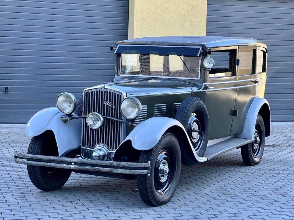 Jeden z vrcholů nabídky, Wikov 35, šestimístná limuzína z roku 1931. Dochovalo se jen šest kusů, tento jediný má původní interiér.