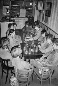 Rumunský Banát na silvestra roku 1994. Snímek Milana Louckého z jeho archivu (barevný negativ 35 mm).