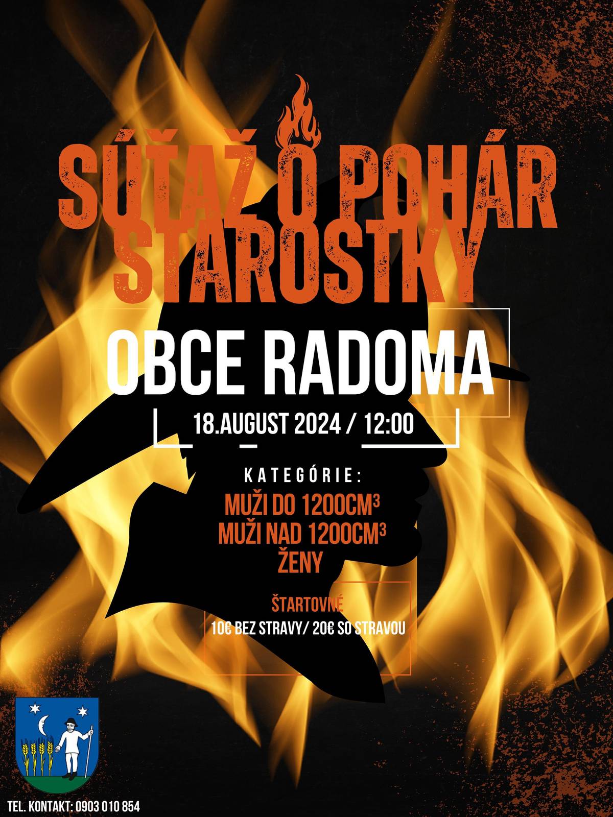Pozývame Vás na hasičskú súťaž, ktorá sa bude konať 18. augusta 2024 so začiatkom o 12:00.