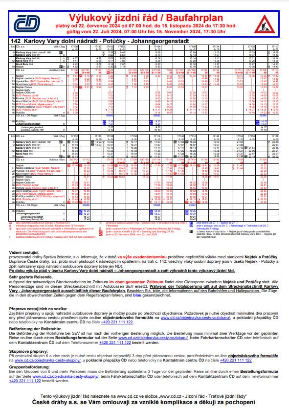 možná se to někomu z vás bude hodit. Spoje označené symbolem kola budou mít vozík na 7 kol a musí se objednat 3 dny předem, stejně jako skupiny více jak 6 osob.