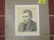 Max Švabinský: Jaroslav Seifert, knižní barevný ofset.