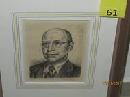 Max Švabinský: Portrét Sergeje Prokofjeva, 1956, barevný ofset.