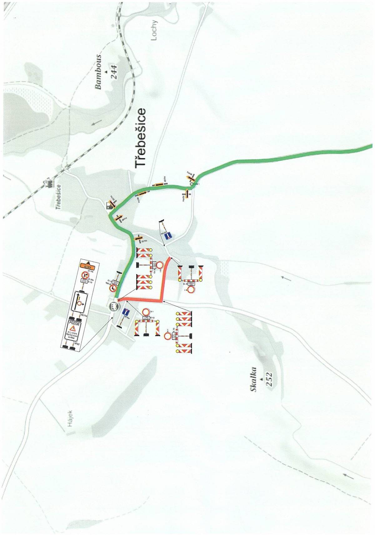 Informujeme občany, že od 5.6.2023 do 12.6.2023 vč. bude z důvodu opravy komunikace uzavřena silnice na Třebešice. Objízdná trasa povede přes Močovice.