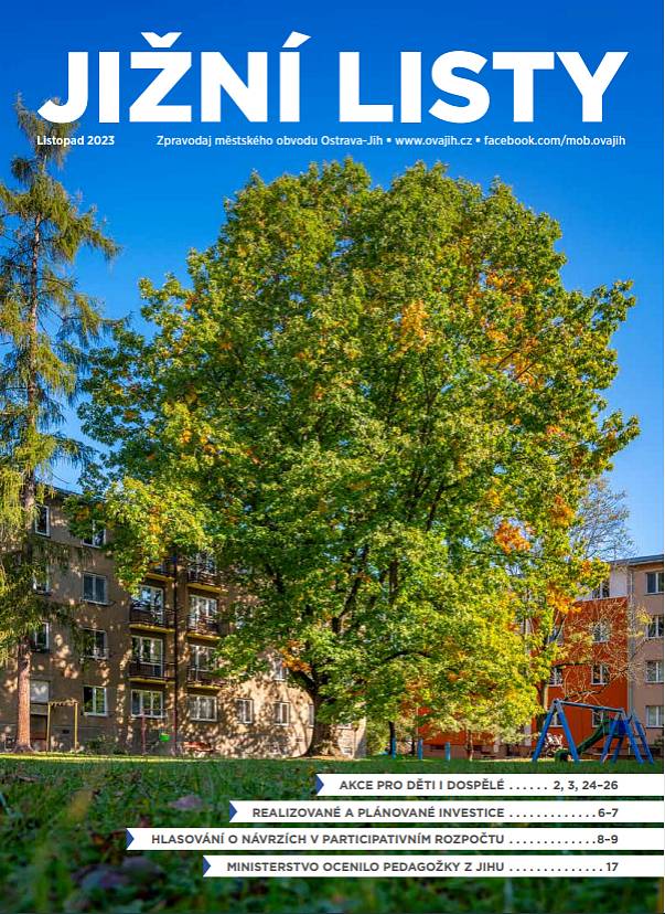 Právě vyšly listopadové Jižní listy. Více informací o obsahu aktuálního čísla se dočtete zde.