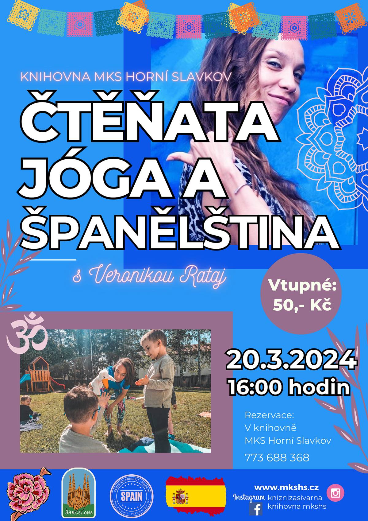 Knihovna MKS HS zve na pravidelný čtenářský klub pro děti.