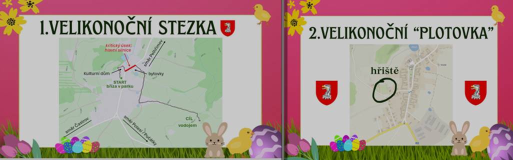 MMT ve Veselé zve děti a rodiče na velikonoční stezky na kterých mohou plnit úkoly od zítřka až do příštího týdne.