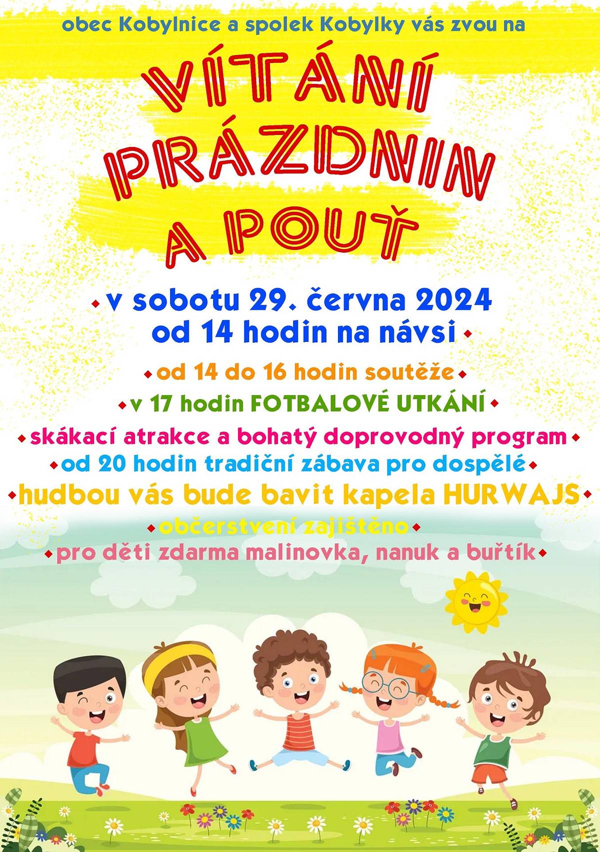 Obec Kobylnice vás zve na obecní akci :-)