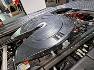 Musk dojezd testoval na voze s celkovou hmotností soupravy 36,74 tuny.