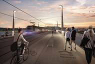 Vizualizace Dvoreckého mostu.