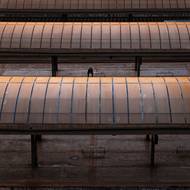 O vlaku, který nepřijel (z vyhlídky na hlavní nádraží ve Španělské ulici, 17. dubna 2016)