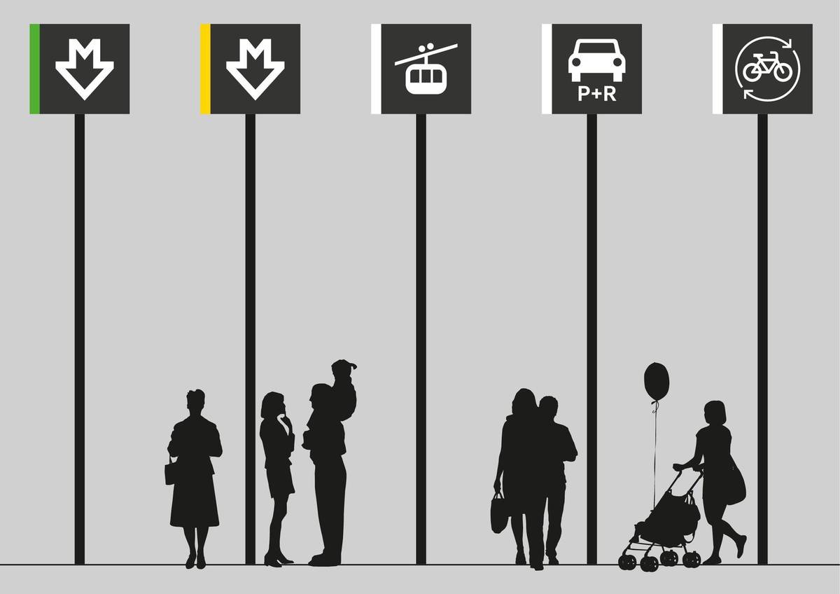 V Praze je nedostatečná navigace pro pěší v rámci centra města i na okrajích. Nový navigační systém to změní v podobě větších a přehlednějších cedulí.