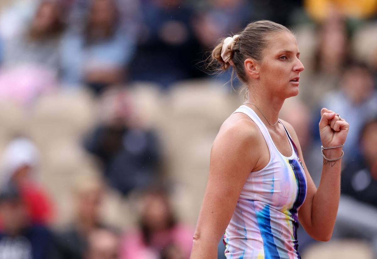 Karolína Plíšková v prvním kole Roland Garros.