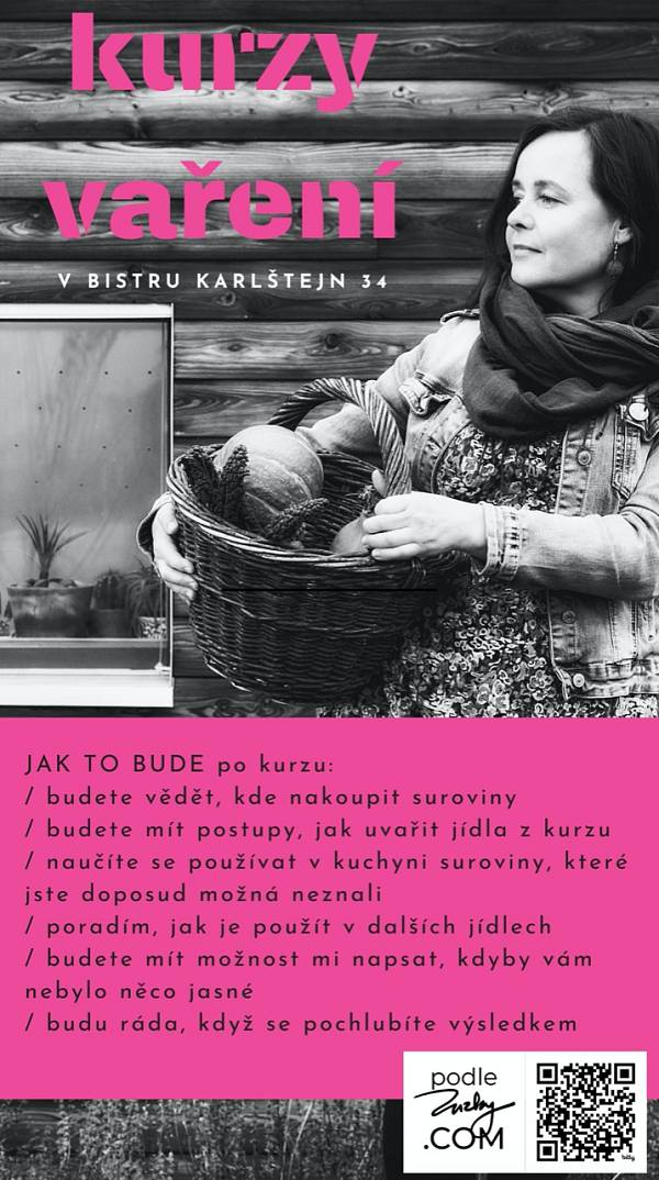 Vážení sousedé,
Řemeslné bistro KARLŠTEJN 34 a PODLE ZUZKY vás zve na kurzy vaření asijské kuchyně:
- kouzlo pálivého THAJSKA / 15.1. / 18 - 21 hodin / červená thajská KARI PASTA / červené THAJSKÉ KARI s houbami a rýží / VODNÍ ŠPENÁT neboli morning glory // jídla na kurzu jsou veganská a bezlepková
- kouzlo voňavého VIETNAMU / 29.1. / 18 - 21 hodin / JARNÍ ZÁVITKY plus dvě omáčky / BUN TEMPEH NAM BO / TAPIOKA s kokosem a dračím ovocem // jídla na kurzu jsou veganská a bezlepková
- kouzlo barevné INDIE / 12.2. / 18 - 21 hodin / čočkový DHAL / placky ČAPÁTÍ / kořeněný špenát PALAK, kurkumové ZLATÉ MLÉKO // jídla na kurzu jsou vegatariánská
- kouzlo pestrého JAPONSKA / 26.2. / 18 - 21 hodin / MISO POLÉVKA / sendviče ONIGIRAZU / RAMEN s houbami a soba nudlemi / jídla na kurzu jsou veganská a bezlepková
Více informací o kurzech a možnost na se na kurzy přihlásit najdete zde:www.karlstejn34.cz/program
Přejeme Vám úžasný gastronomický zážitek
městys Karlštejn