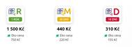 Třicetidenní stála 440 korun, desetidenní 310 korun. Od 1. března bude 30denní stát 430 korun a desetidenní 270 korun. Novinkou je jednodenní elektronický kupon, který se dá pořídit za 200 korun.