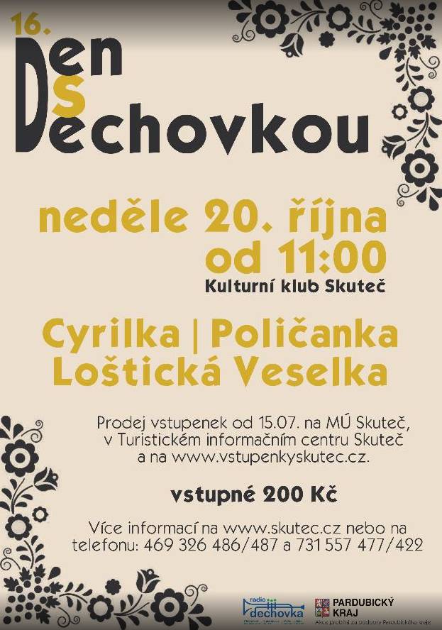 Neděle 20.října od 11:00 hodi