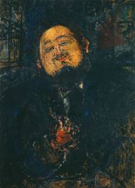Amedeo Modigliani: Portrét Diega Rivery, 1914.