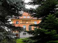 Simonova vila z Husovy ulice.