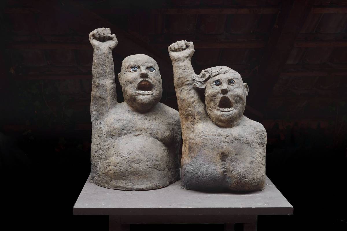 Hana Purkrábková: Dvojice řvounů.