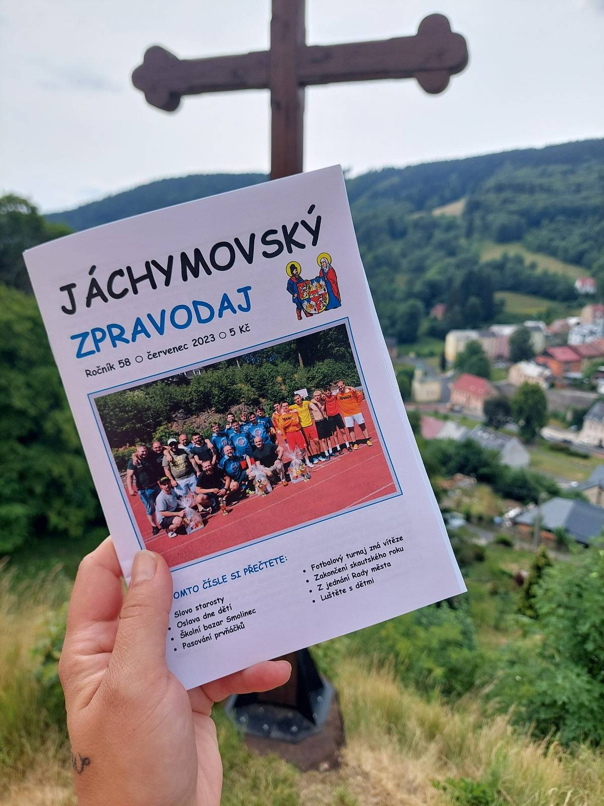 V červencovém Zpravodaji si přečtete slovo starosty, o tom, jak se jáchymovské děti loučily se školním rokem, jak probíhal fotbalový  turnaj o pohár starosty města či informace z jednání Rady města.