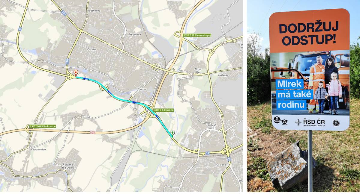 Upozornění na omezení dopravy v tomto týdnu na Rudné ulici vydalo v pondělí ráno Ředitelství silnic a dálnic (ŘSD) na sociální síti X. Důvodem jsou opravy výtluků, které potrvají celý týden od 18. 3. – 24. 3. Dělníci se budou pohybovat na silnici I/11 mezi Svinovem a Porubou ve směru do Opavy. 
ŘSD prosí řidiče o respektování přechodného dopravního značení včetně pokynů pracovníků údržby. Více o aktuálních opravách se dočtete na https://kraje.rsd.cz/moravskoslezsky/#/opravy.