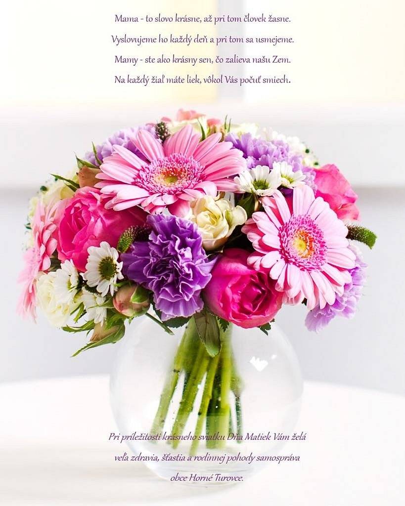 Všetkým mamičkám prajeme zo srdca krásny Deň Matiek!