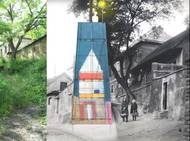 V těchto místech, u vstupu do obnovovaného sadu, by měl stát tzv. Maják změn, různé výtvarné instalace s pláckem.