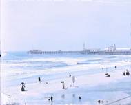 Pláž u hotelu Marlborough-Blenheim v Atlantic City (USA, 1908).