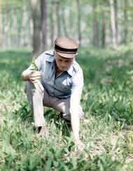 Bohumil Hrabal v Kersku, 70. léta minulého století.