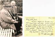V dobách největší slávy si u Mikoláška podávaly dveře i slavné a význačné osobnosti své doby. S léčitelem se přátelil například malíř Max Švabinský (na snímku vlevo). Na reprodukci vpravo je pohlednice adresovaná Mikoláškovi Švabinským.