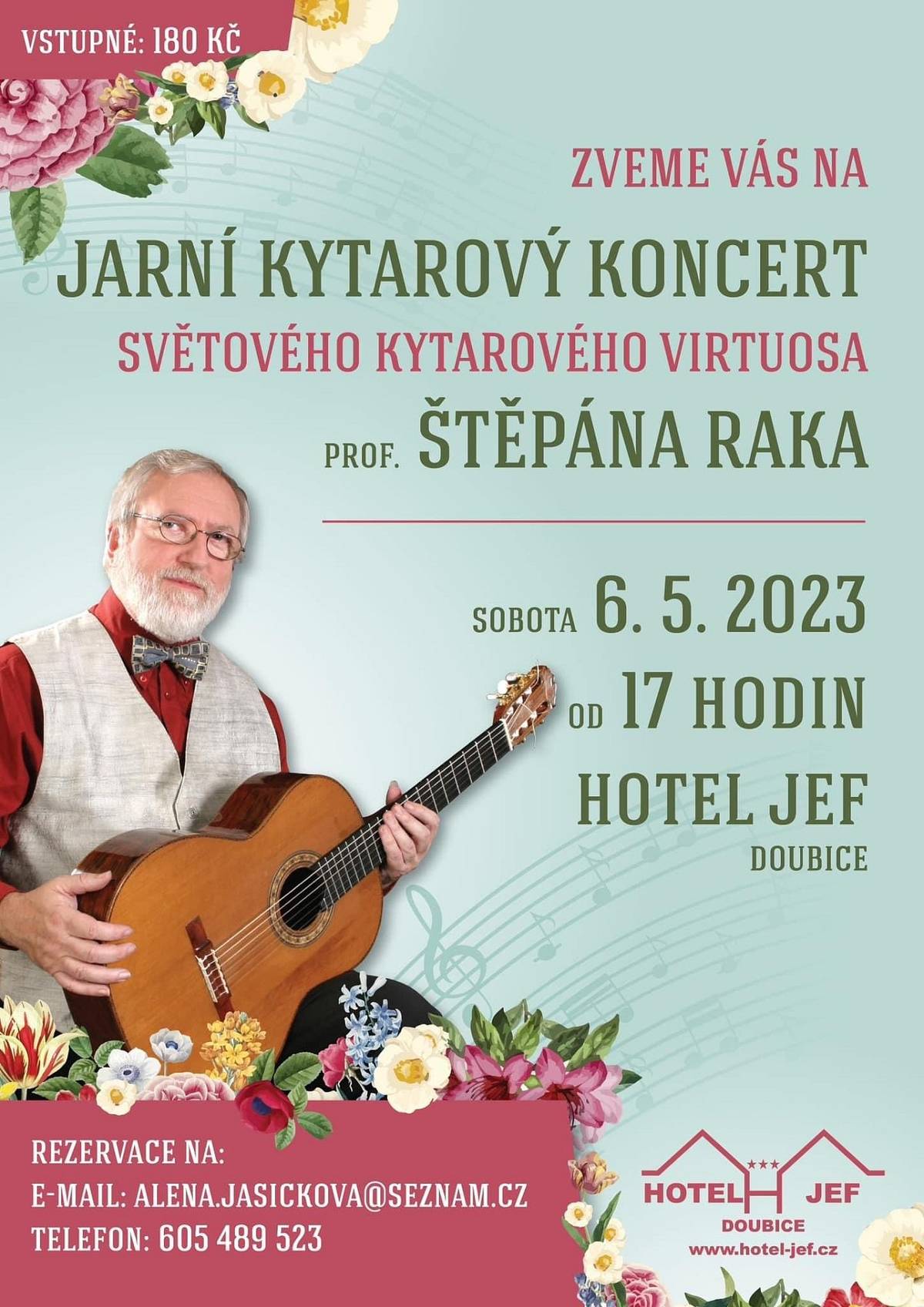 Štěpán Rak v hotelu JEF