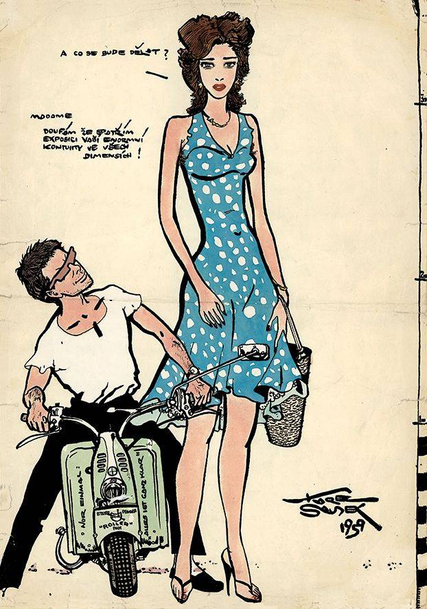 Kája Saudek: A co se bude dělat, Madam?, 1959.