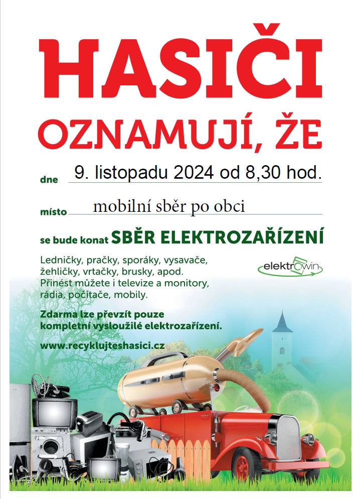 Současně bude proveden i sběr železa.