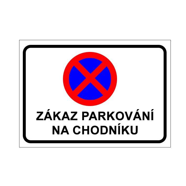 - podle zákona je parkování na chodníku zakázáno  - na chodníku lze parkovat pouze v případě, že se jedná o parkoviště označené příslušnou dopravní značkou  - v každém jiném případě můžete být za parkování na chodníku pokutováni   - auta na chodníku mimo jiné brání údržbě!!!