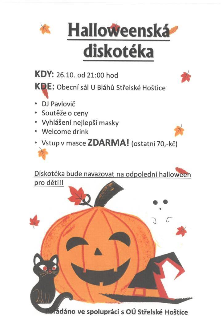 HALLOWEENSKÁ DISKOTÉKA