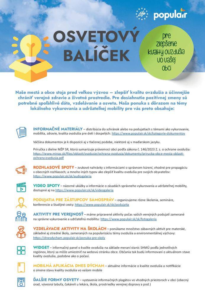 ochrana ovzdušia, životného prostredia